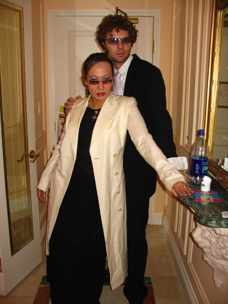 With my close personal composer and fellow bon vivant Lance Horne at the Venetian Hotel for the AVN's