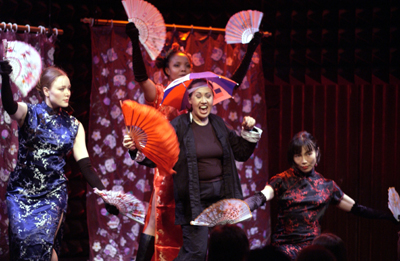 Kate Rigg and the Chinkorama dancers